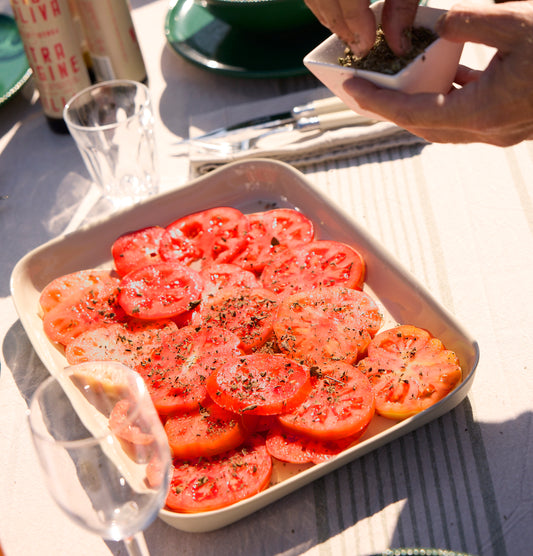 Tomatoes with Olive Oil and Oregano